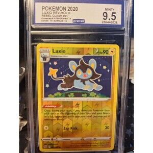 Pokemon 2020  LUXIO Rebel Clash Rev Holo #61/192 - CCG 9.5